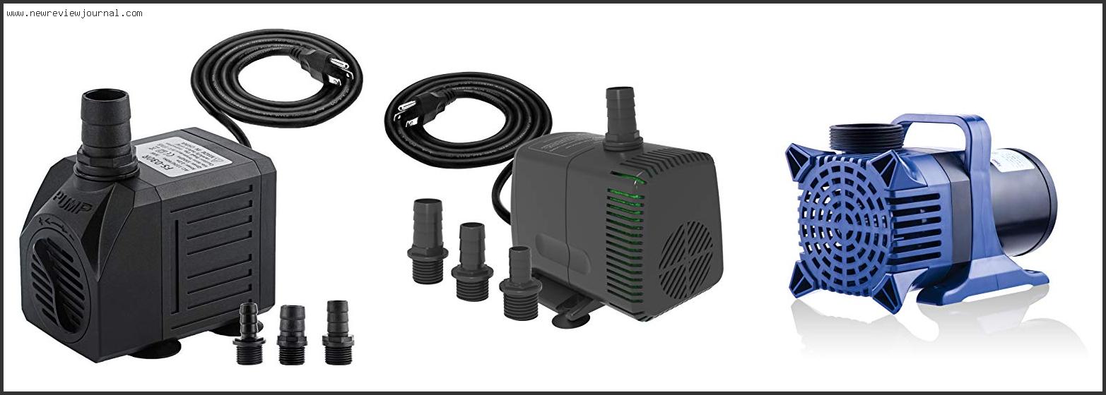 Top 10 Best Pond Waterfall Pumps With Expert Recommendation