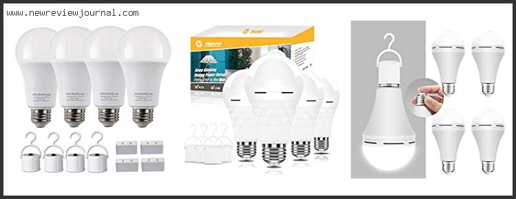 Top 10 Best Rechargeable Emergency Light Bulbs Reviews With Scores