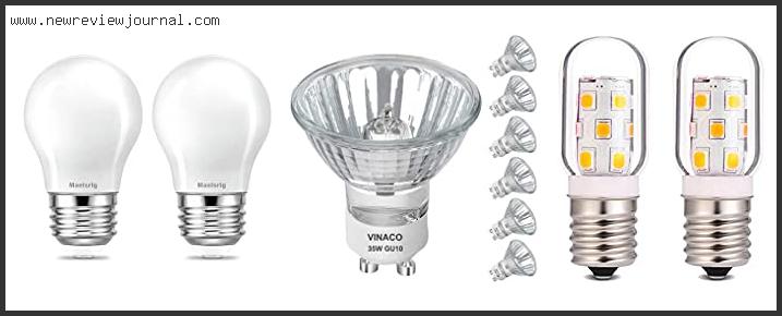Top 10 Best Range Hood Light Bulb Replacement With Expert Recommendation
