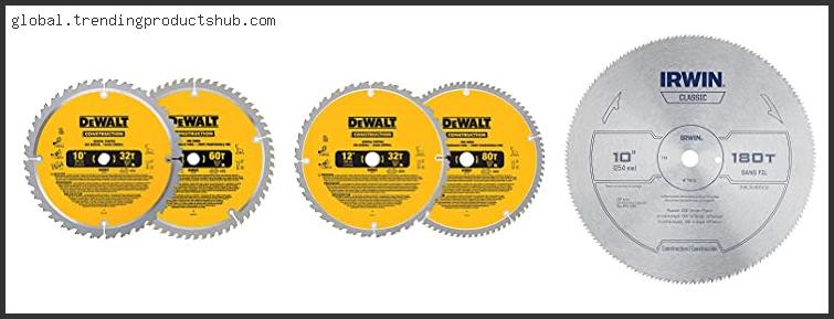 Top 10 Best Size Blade For Miter Saw – Available On Market
