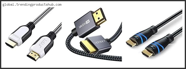 Top 10 Best Hdmi Cable For Apple Tv 4k Based On User Rating