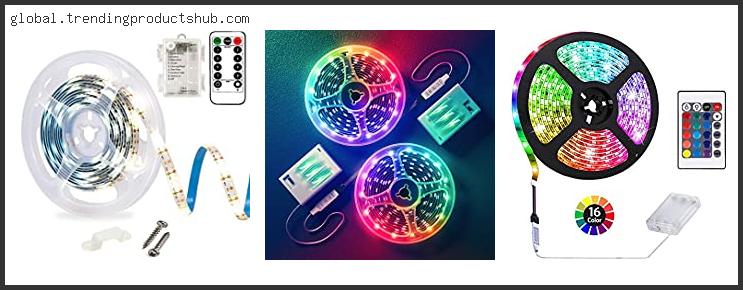 Top 10 Best Battery Operated Led Strip Lights With Remote Based On User Rating